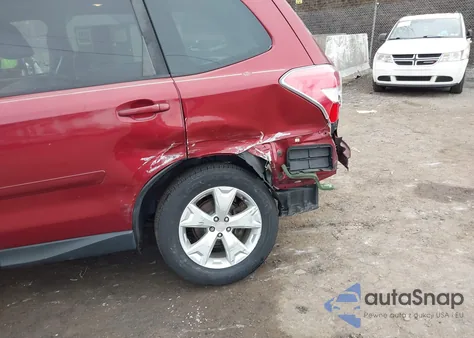 2016 Subaru Forester 2.5I Premium из США, поврежденный, VIN JF2SJAFC5GH554497